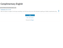 Tablet Screenshot of complimentarylesson.paradiseenglish.com